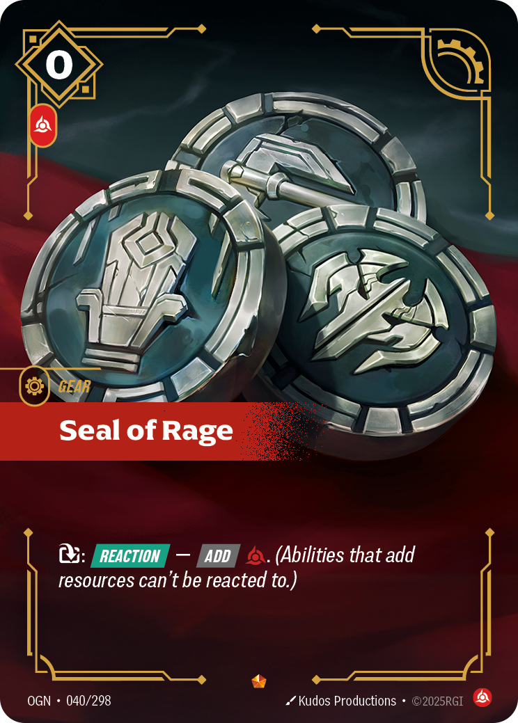 Sceau de rage