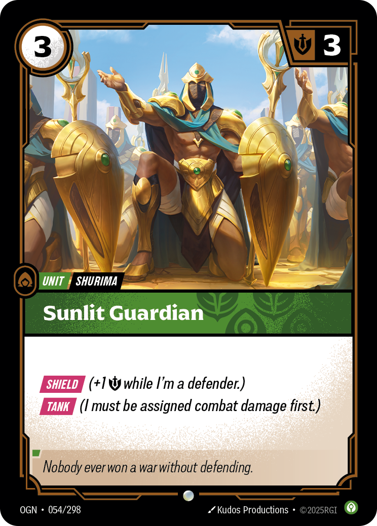 Gardien ensoleillé
