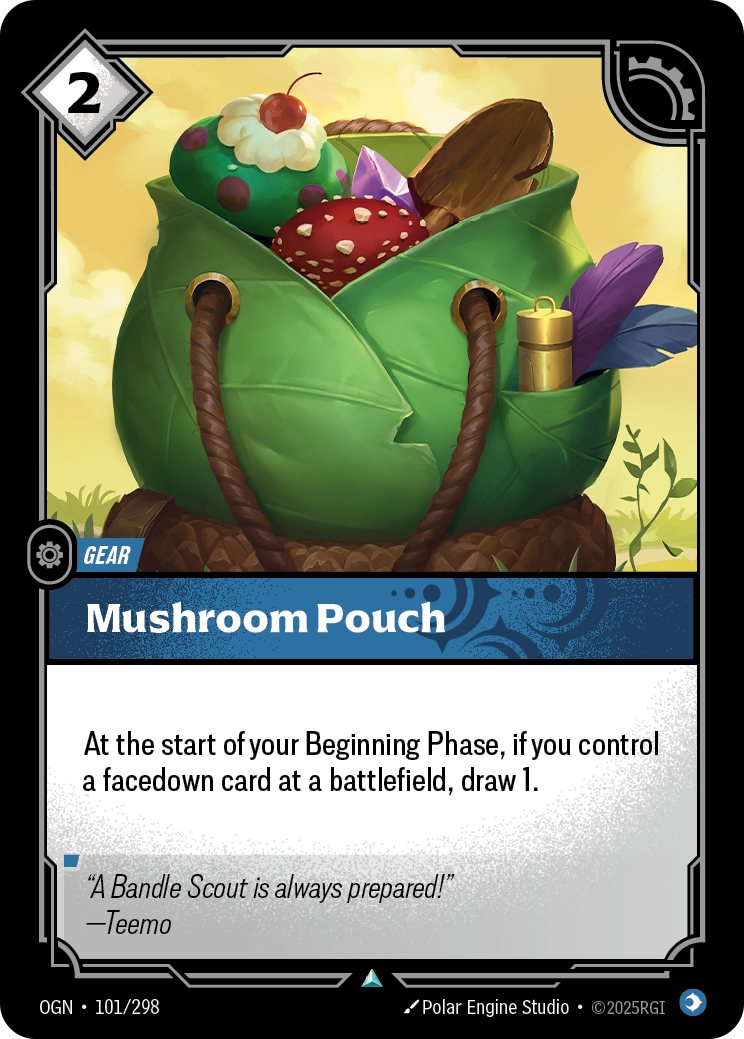 Besace à champignons