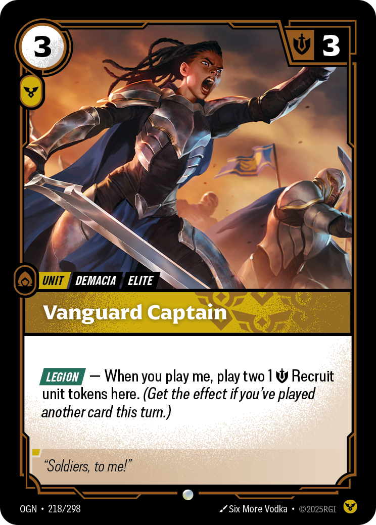 Capitaine de l'avant-garde