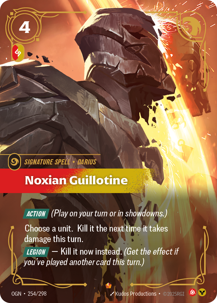 Guillotine noxienne