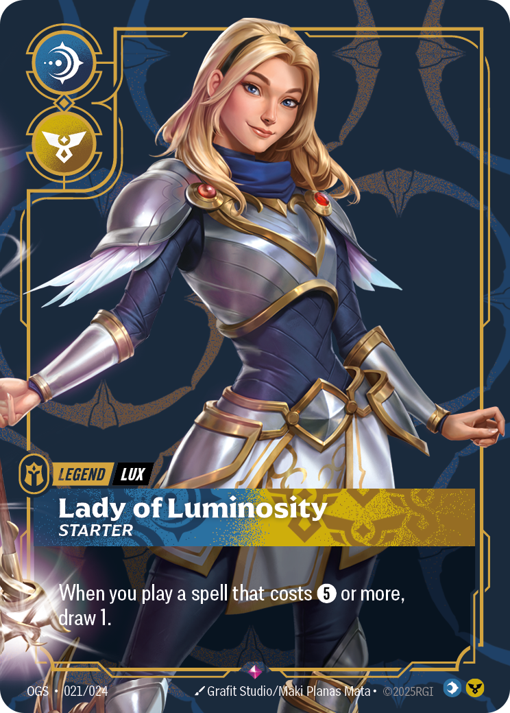 Dame de la luminosité
