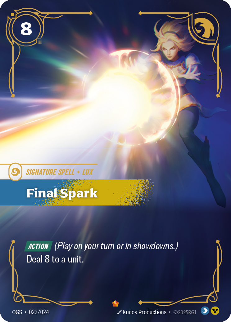 Étincelle finale