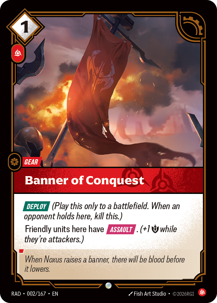 Bannière de conquête