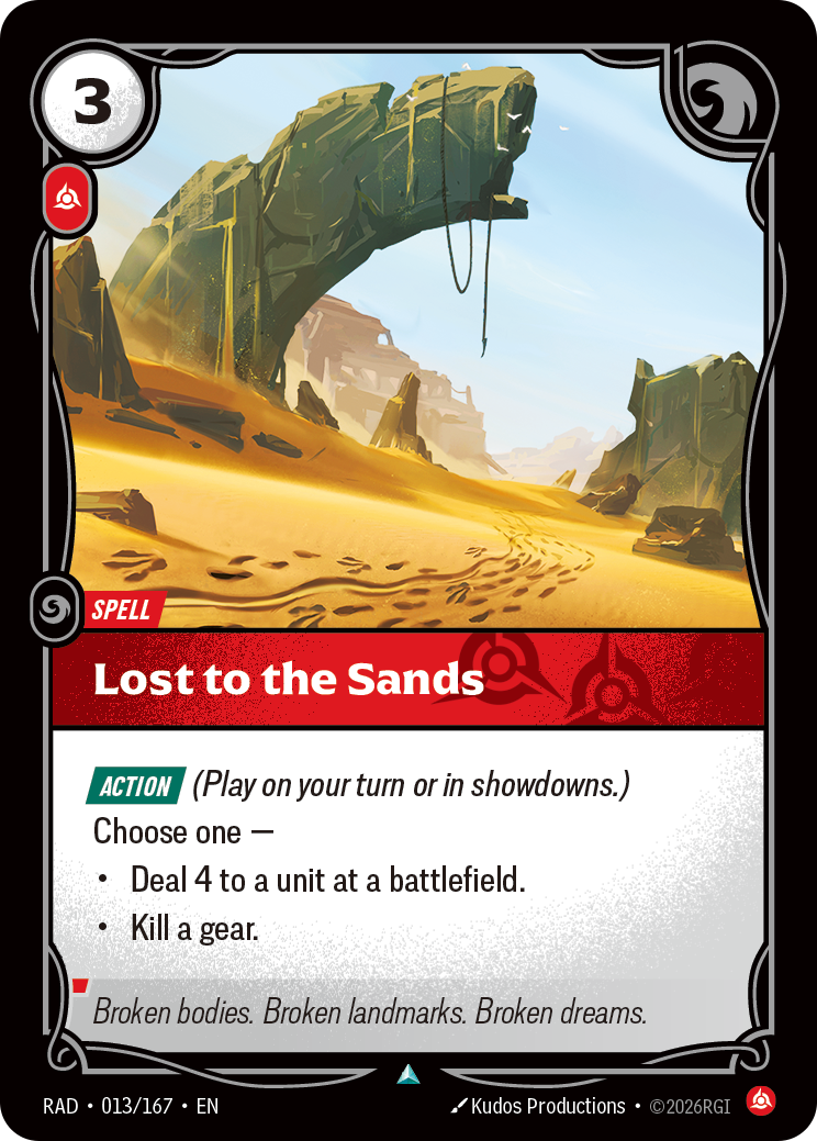 Perdu dans les sables