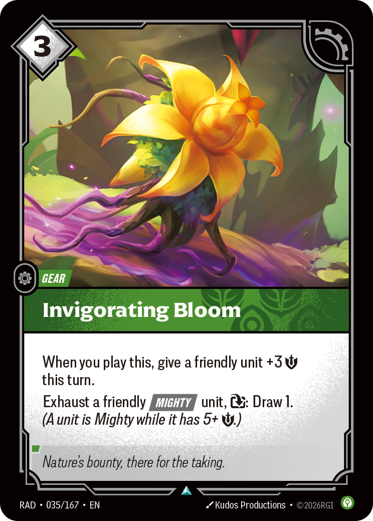 Floraison revigorante
