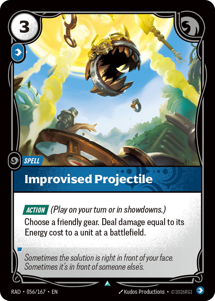 Projectile improvisé