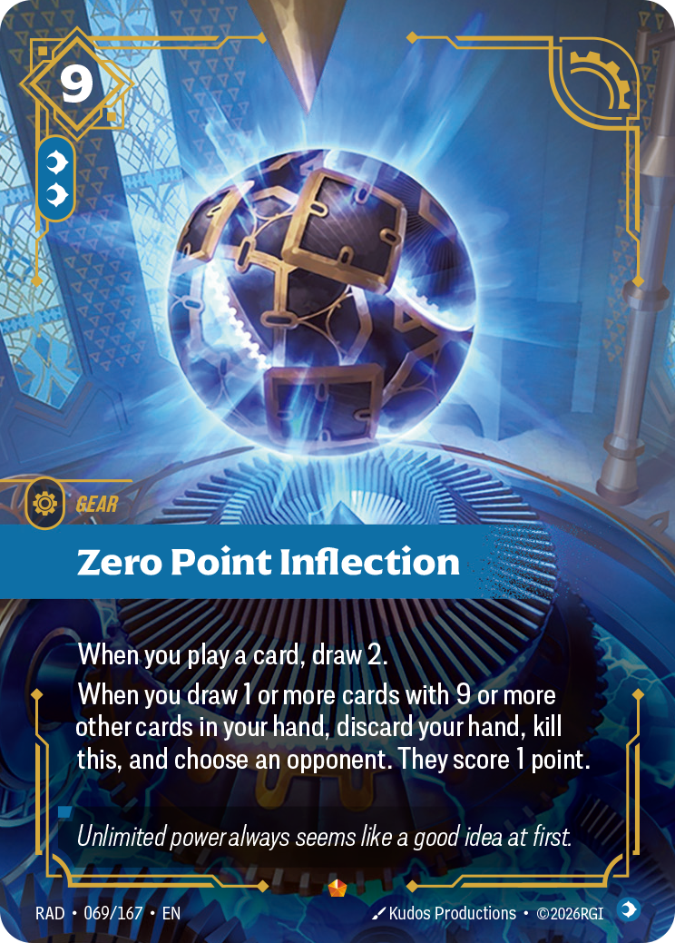 Inflexion du point zéro