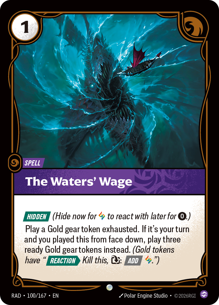 Le salaire des eaux
