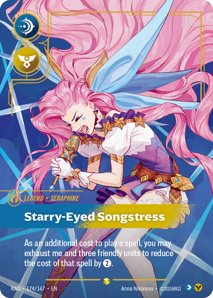 Chanteuse aux yeux étoilés