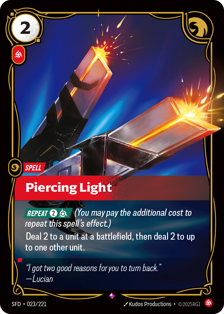 Lumière perforante