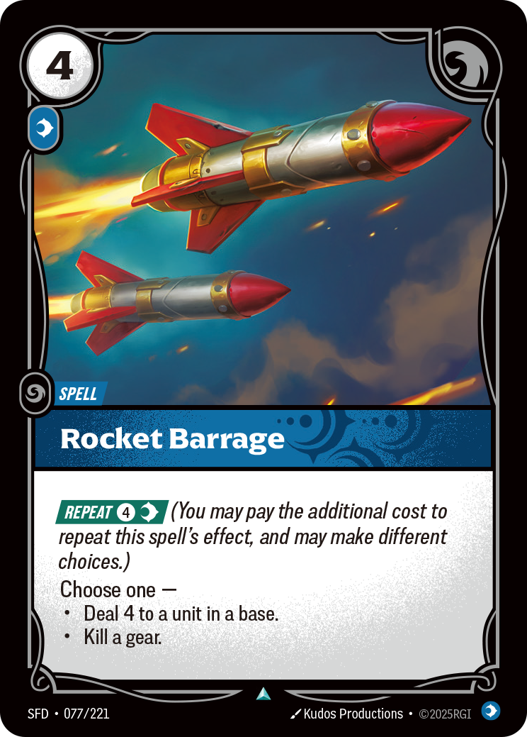Barrage de roquettes