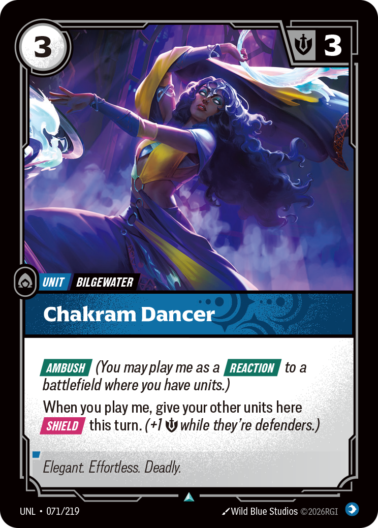 Danseuse aux chakrams