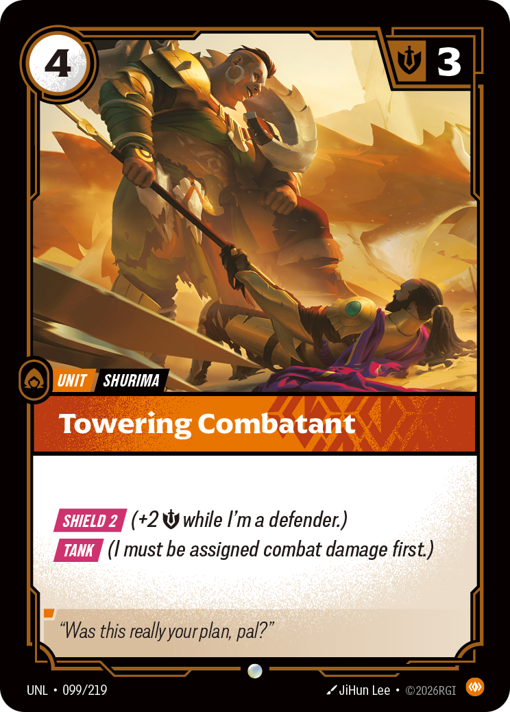 Combattante colossale