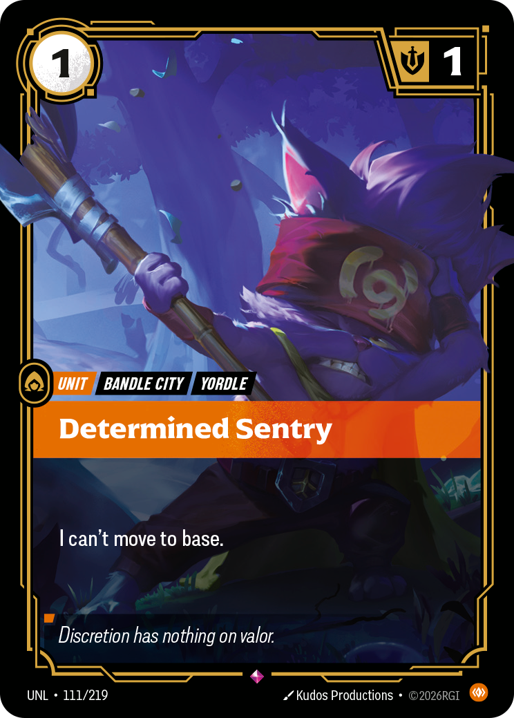 Sentinelle déterminée