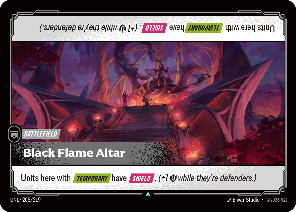 Autel de la Flamme noire