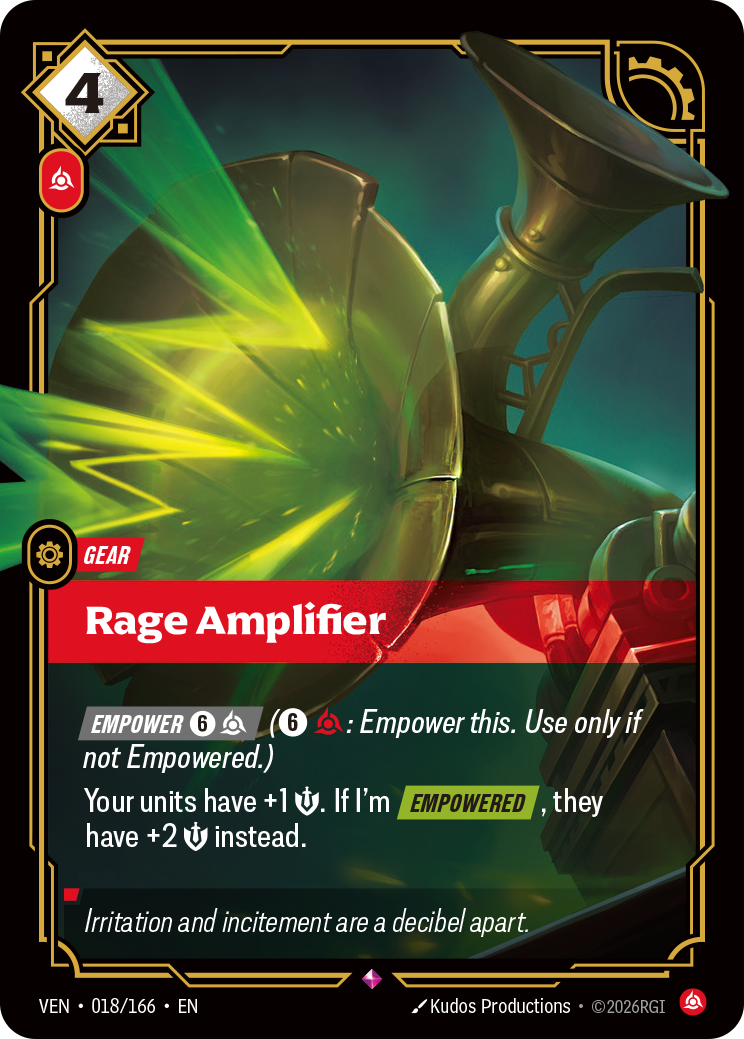 Amplificateur de rage