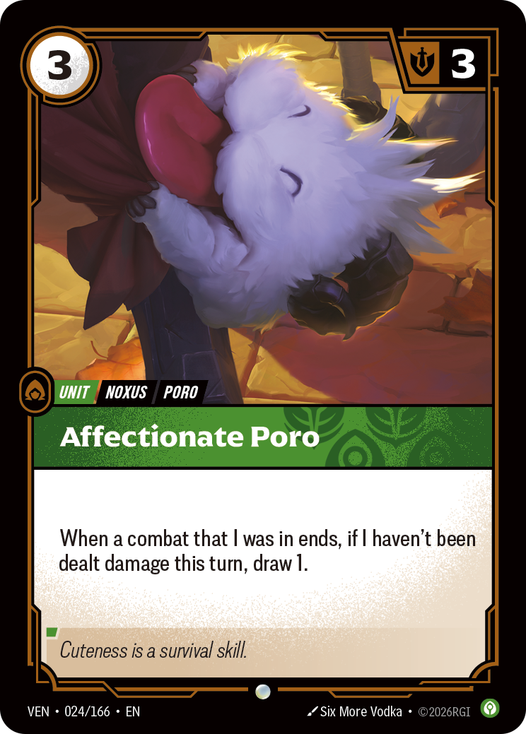 Poro affectueux