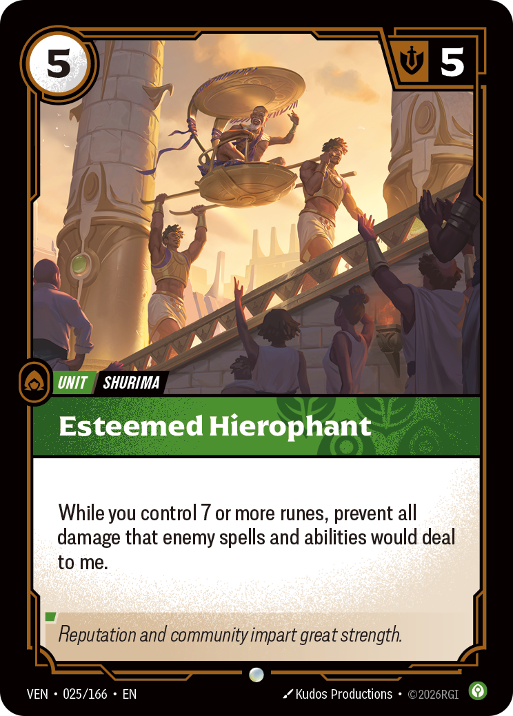 Hiérophante estimé