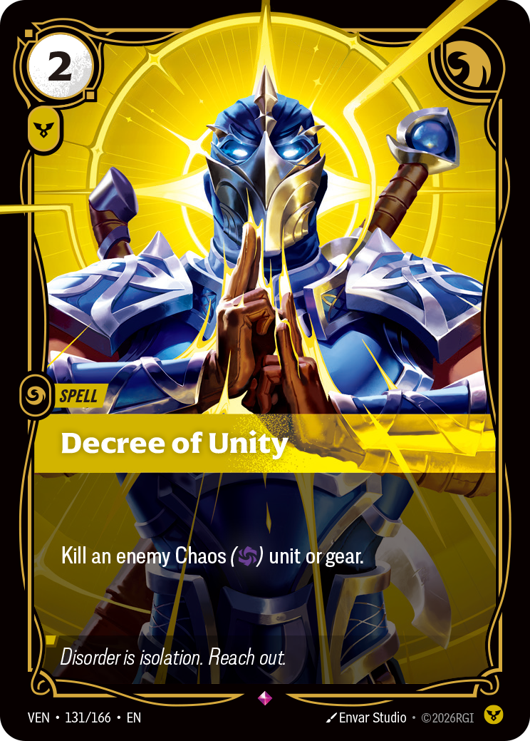 Décret d'unité