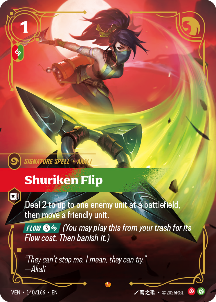 Retournement du Shuriken